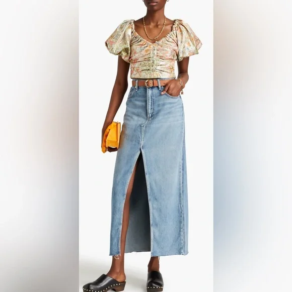 Nerida Top in Meadow EUC
